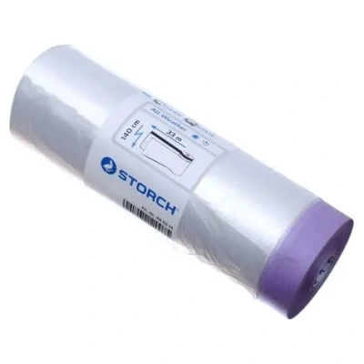 STORCH CQ Folie De Paarse — деликатная укрывочная плёнка с фиолетовой лентой для чувствительных поверхностей