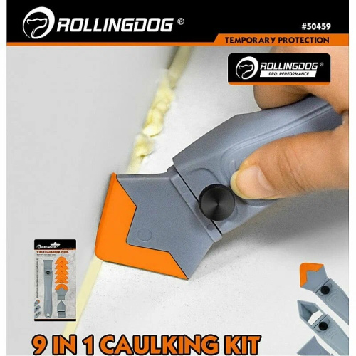 Универсальный набор шпателей Rollingdog  (9 в 1) для удаления старых швов силикона и формовки новых