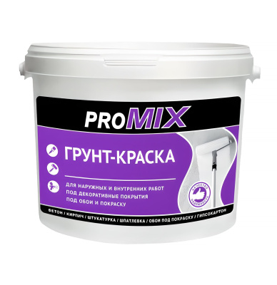 PROMIX Грунт-краска — белая пигментированая