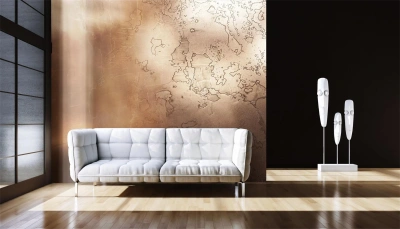 Натуральная античная медь на стенах