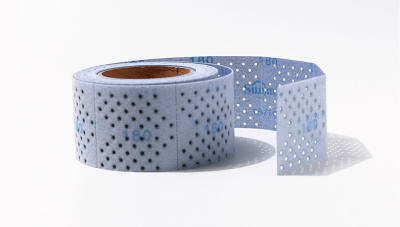 Sunmight CERAMIC L712T шлифовальные полоски в рулоне 70 мм × 12 м, на плёнке, на липучке, с мультипылеотводом