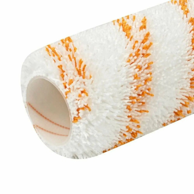 Крупный план ворса валика Rollingdog Micro-Max 00302 из микрофибры, структура покрытия для равномерного нанесения краски