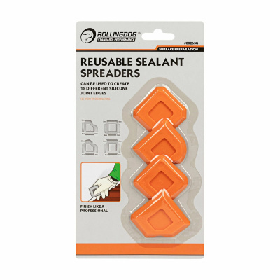 Набор шпателей Rollingdog 80263G — 4 резиновых шпателя с разными профилями для силикона и герметика