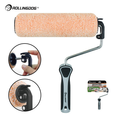 Валик с бюгелем Rollingdog #60256 Quickfire! Super-Micro 230 мм, микрофибра, ворс 9,5 мм, ручка Ø 8 мм