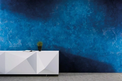 Традиционная Венецианская штукатурка с эффектом мрамора.