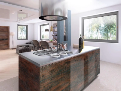 Pratta Sequoia Минеральная штукатурка с природной текстурой дерева драгоценной породы.