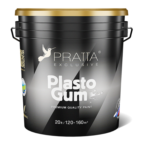 Краска интерьерно-экстерьерная Pratta Plastogum (База P/T) — глубокоматовая, самоочищающаяся, белая и под светлые тона